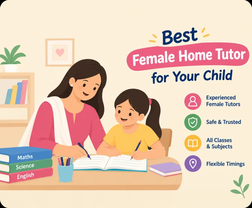 Home tutor teaching a student in Lucknow
