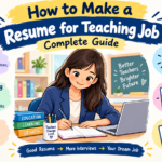 How to Make a Resume for a Teaching Job: A Practical Guide for Educators